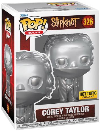 Figurine Funko Pop Slipknot #326 Corey Taylor - Argent