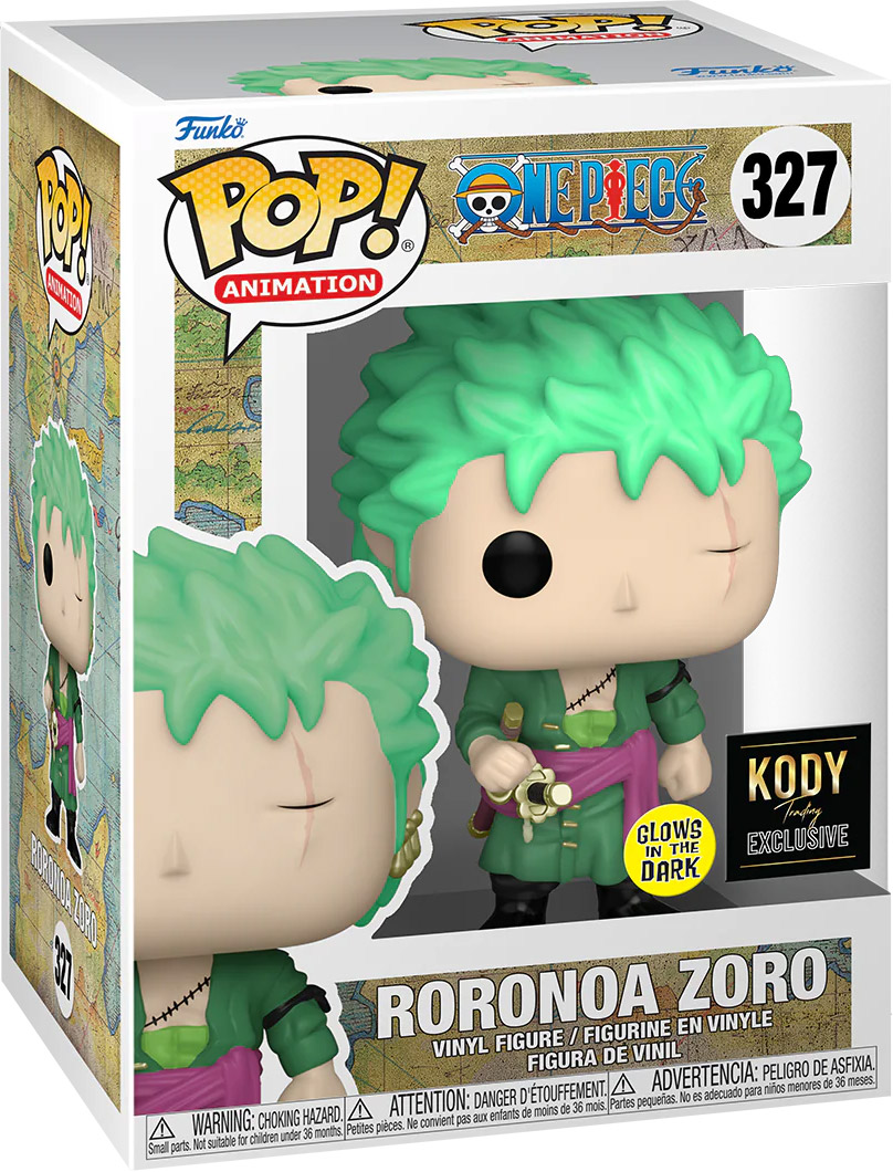Funko POP Roronoa Zoro Glow in the Dark #327 - One Piece - Figurine