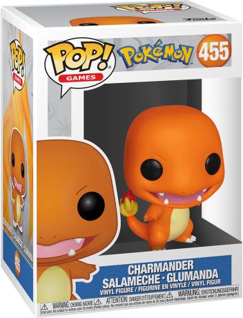 Figurine Funko Pop Pokémon #455 Charmander - Salamèche - Glumanda (EMEA)