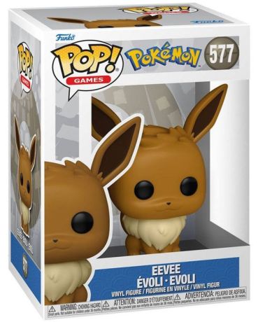 Figurine Funko Pop Pokémon #577 Eevee - Evoli (Emea)