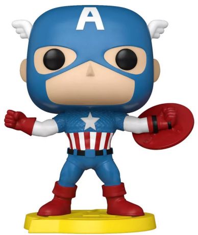 Figurine Funko Pop Marvel Comics #30 Captain America - Comic Cover