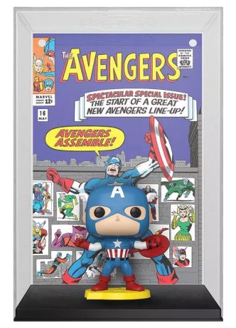 Figurine Funko Pop Marvel Comics #30 Captain America - Comic Cover