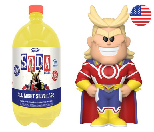 Figurine Funko Soda My Hero Academia All Might (Bouteille Jaune)