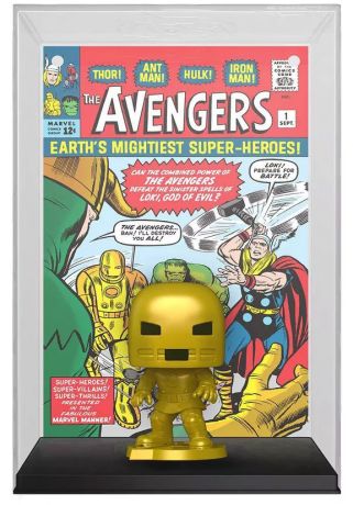 Figurine Funko Pop Marvel Comics #28 Iron Man - Comic Cover