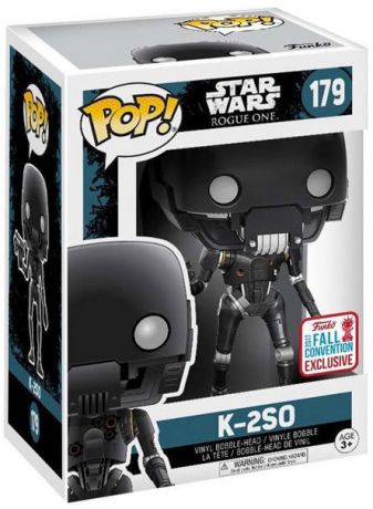 Figurine Funko Pop Rogue One : A Star Wars Story #179 K-2SO avec blaster