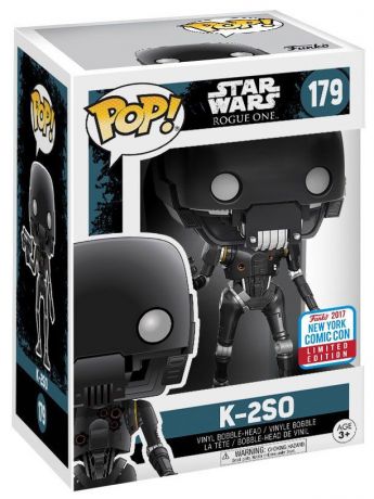 Figurine Funko Pop Rogue One : A Star Wars Story #179 K-2SO avec blaster