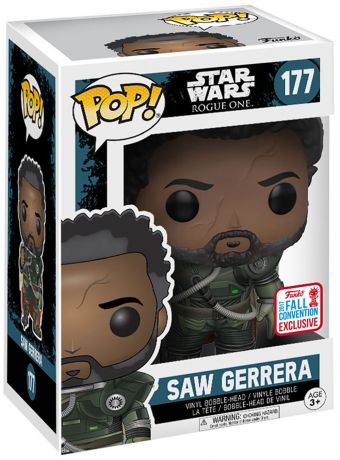 Figurine Funko Pop Rogue One : A Star Wars Story #177 Saw Gerrera avec cheveux