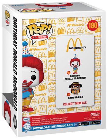 Figurine Funko Pop McDonald's #180 Ronald McDonald Anniversaire 