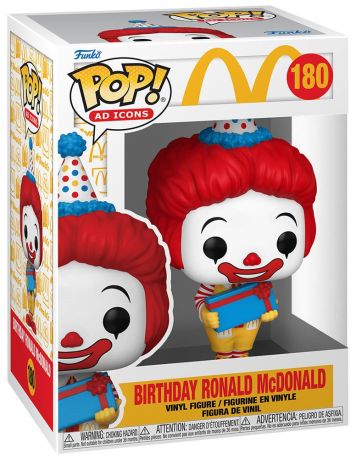 Figurine Funko Pop McDonald's #180 Ronald McDonald Anniversaire 