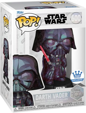 Figurine Funko Pop 100 ans de Disney #600 Dark Vador - Facette