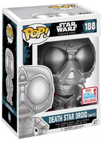 Figurine Funko Pop Rogue One : A Star Wars Story #188 Droïde de l'Étoile de la Mort - Blanc