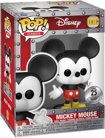 Figurine Funko Pop Mickey Mouse [Disney] #01 Mickey Mouse (spéciale 25 ans)