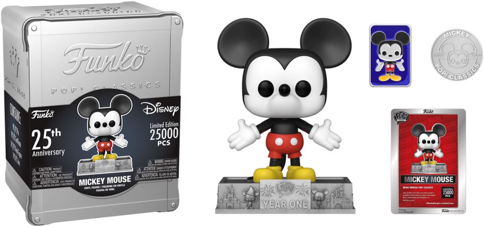 Figurine Funko Pop Mickey Mouse [Disney] #01 Mickey Mouse (spéciale 25 ans)