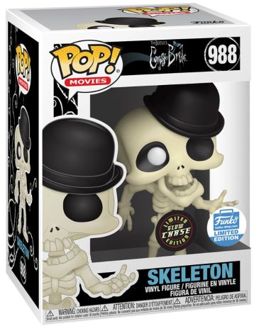 Figurine Funko Pop Les Noces funèbres #988 Le Squelette [Chase]