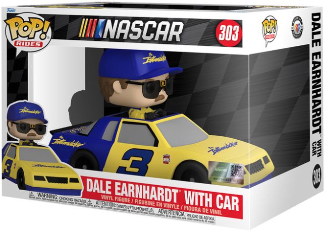 Figurine Funko Pop Nascar #303 Dale Earnhardt avec voiture