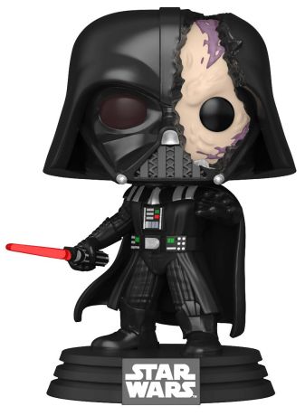 Figurine Funko Pop Star Wars : Obi-Wan Kenobi #637 Dark Vador (Casque Endommagé)