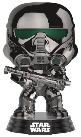 Figurine Funko Pop Rogue One : A Star Wars Story #154 Imperial Death Trooper - Chrome Metallic