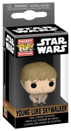 Figurine Funko Pop Star Wars : Obi-Wan Kenobi Luke Skywalker Jeune - Porte-clés