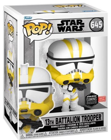 Figurine Funko Pop Star Wars : Battlefront  #645 13ème Battalion Trooper