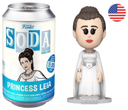 Figurine Funko Soda Star Wars Divers Princesse Leia (Canette Bleue)