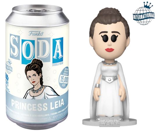 Figurine Funko Soda Star Wars Divers Princesse Leia (Canette Grise)