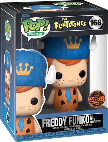 Figurine Funko Pop Hanna-Barbera #168 Freddy Funko en Fred Pierrafeu - Digital Pop