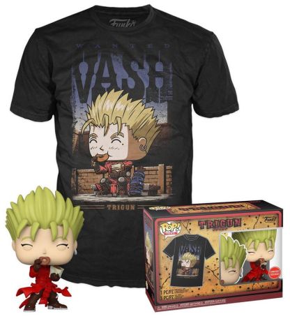 Figurine Funko Pop Trigun #1367 Vash the Stampede avec Donuts - T-Shirt