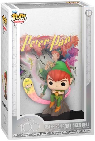 Figurine Funko Pop 100 ans de Disney #16 Peter Pan et la Fée Clochette - Movie Poster
