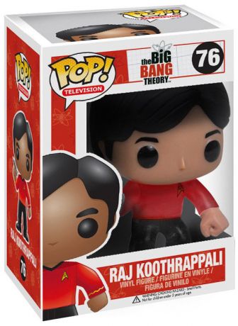 Figurine Funko Pop The Big Bang Theory #76 Raj Koothrappali - Star Trek