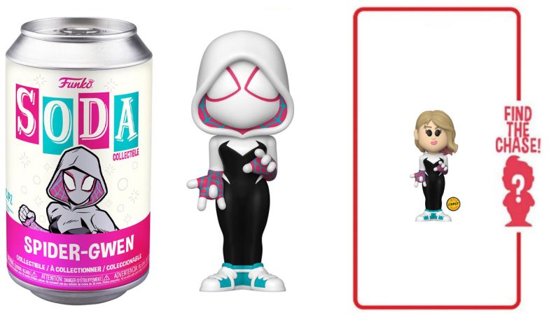 Figurine Funko Soda Spider-Man : Across the Spider-Verse [Marvel] Spider-Gwen (Canette Rose)