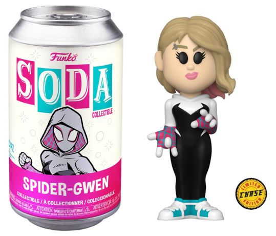 Figurine Funko Soda Spider-Man : Across the Spider-Verse [Marvel] Spider-Gwen (Canette Rose) [Chase]