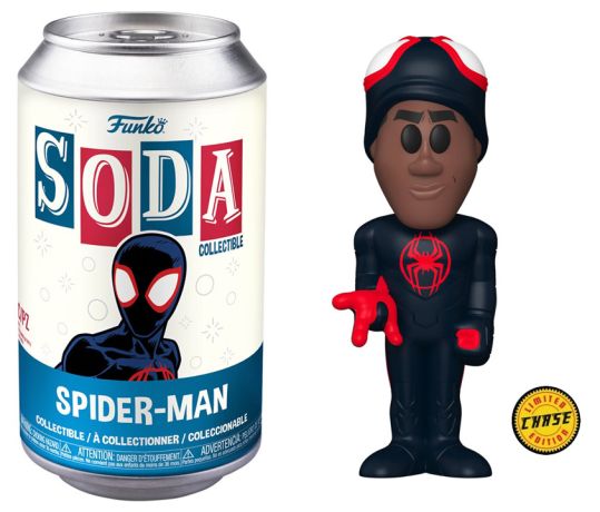 Figurine Funko Soda Spider-Man : Across the Spider-Verse [Marvel] Spider-Man Miles Morales (Canette Bleue) [Chase]