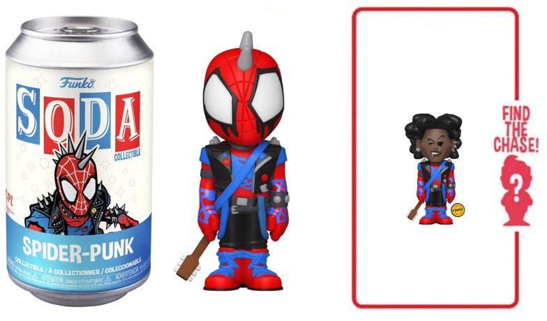 Figurine Funko Soda Spider-Man : Across the Spider-Verse [Marvel] Spider-Punk (Canette Bleue)