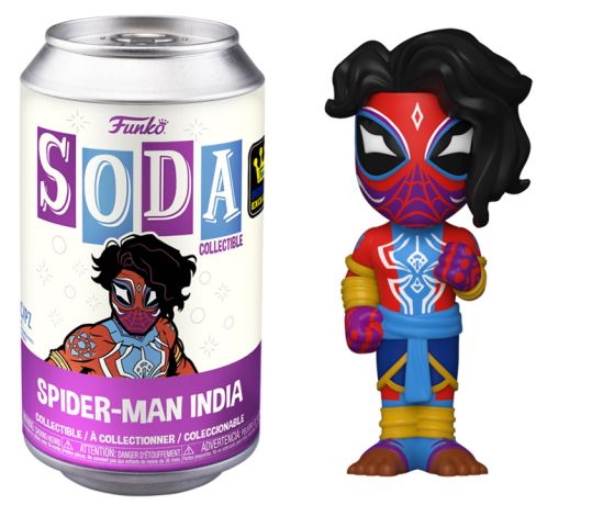 Figurine Funko Soda Spider-Man : Across the Spider-Verse [Marvel] Spider-Man India (Canette Violette)