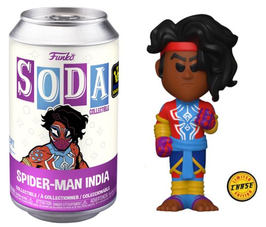 Figurine Funko Soda Spider-Man : Across the Spider-Verse [Marvel] Spider-Man India (Canette Violette) [Chase]