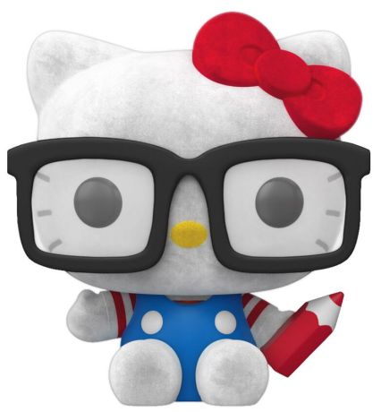 Figurine Funko Pop Sanrio #65 Hello Kitty (avec lunettes) - Flocked