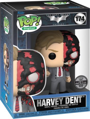 Figurine Funko Pop The Dark Knight Trilogie [DC] #174 Harvey Dent (Double-Face) - Digital Pop
