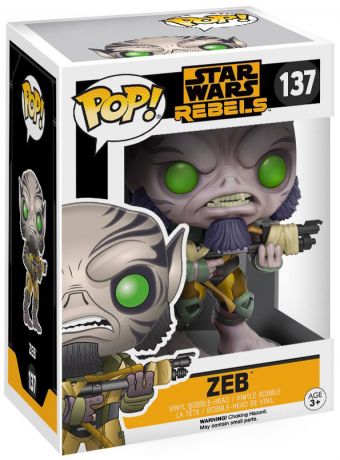 Figurine Funko Pop Star Wars Rebels #137 Zeb