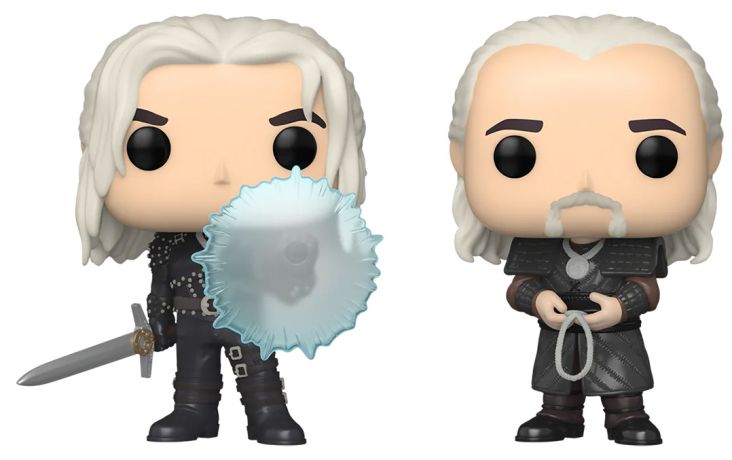 Figurine Funko Pop The Witcher Série Netflix Geralt & Vesemir - Pack