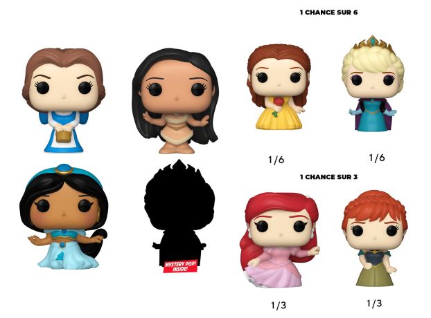 Figurine Funko Pop Disney Ultimate Princess Bitty Pop (série 2)