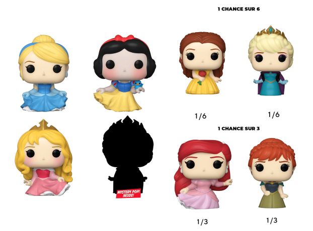 Figurine Funko Pop Disney Ultimate Princess Bitty Pop (série 3)