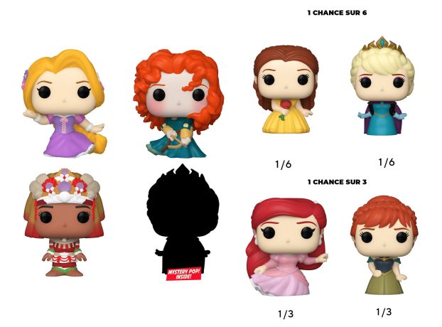 Figurine Funko Pop Disney Ultimate Princess Bitty Pop (série 4)