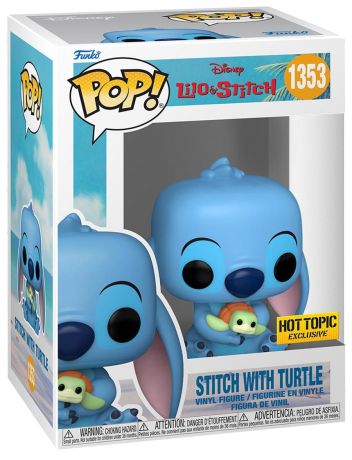 Figurine Funko Pop Lilo et Stitch [Disney] #1353 Stitch avec Tortue