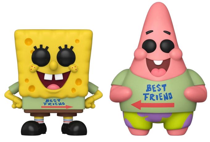 Figurine Funko Pop Bob l'Eponge Bob l'éponge & Patrick (Meilleurs Amis) - Pack