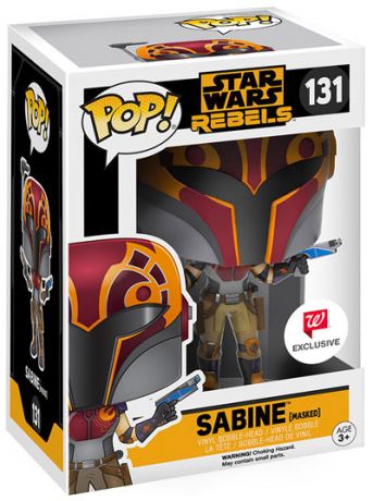 Figurine Funko Pop Star Wars Rebels #131 Sabine avec masque