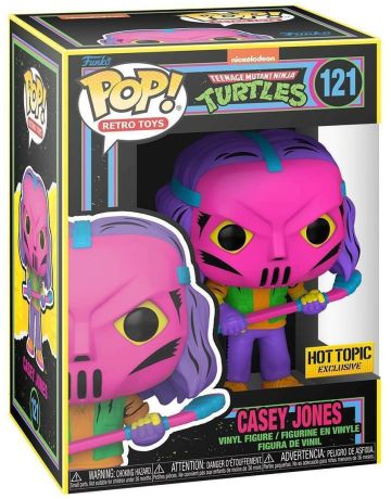 Figurine Funko Pop Tortues Ninja #121 Casey Jones - Black Light