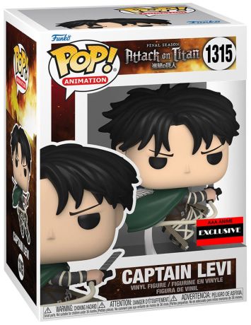 Figurine Funko Pop L'Attaque des Titans (SNK) #1315 Capitaine Levi