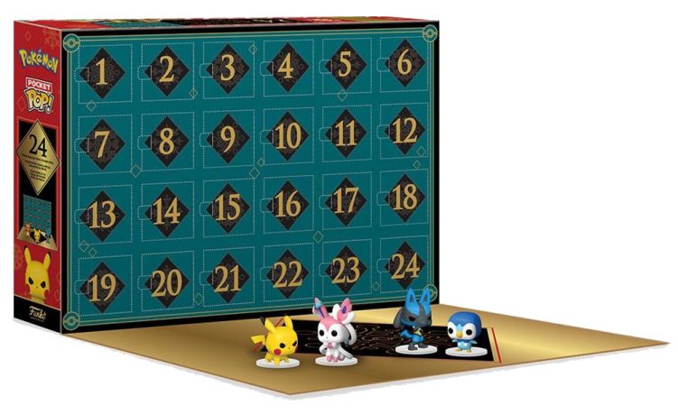 Figurine Funko Pop Pokémon Calendrier de l'Avent 2023 Pokémon