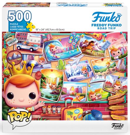 Puzzle Funko Pop! Freddy Funko Puzzle Road Trip (500 pièces)