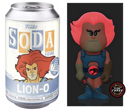 Figurine Funko Soda Cosmocats Lion-O (Canette Grise) [Chase]